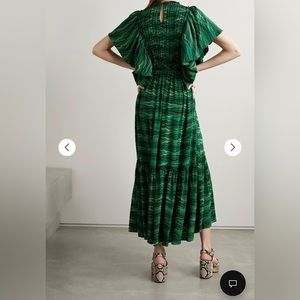 Ulla Johnson Ilaria Peacock Silk Dress 2